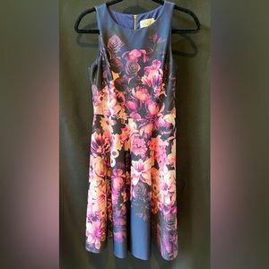 Like NEW Eliza J Fit and Flare, Floral Dress